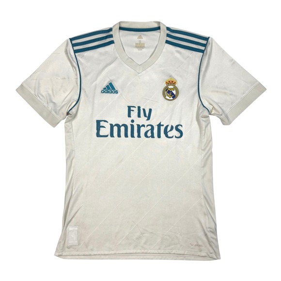 Adidas Real Madrid 2017-18 Home Jersey Mens Size S Soccer Football1